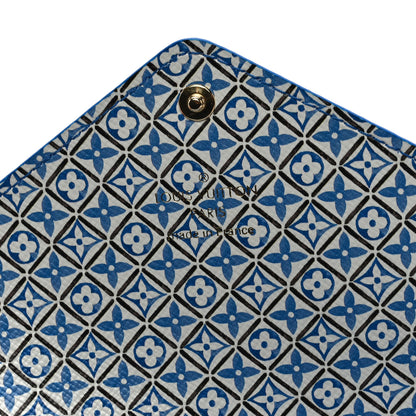 Louis Vuitton Monogram Giant By The Pool Kirigami Pochette Set Blue Rose Beige 7 of 7
