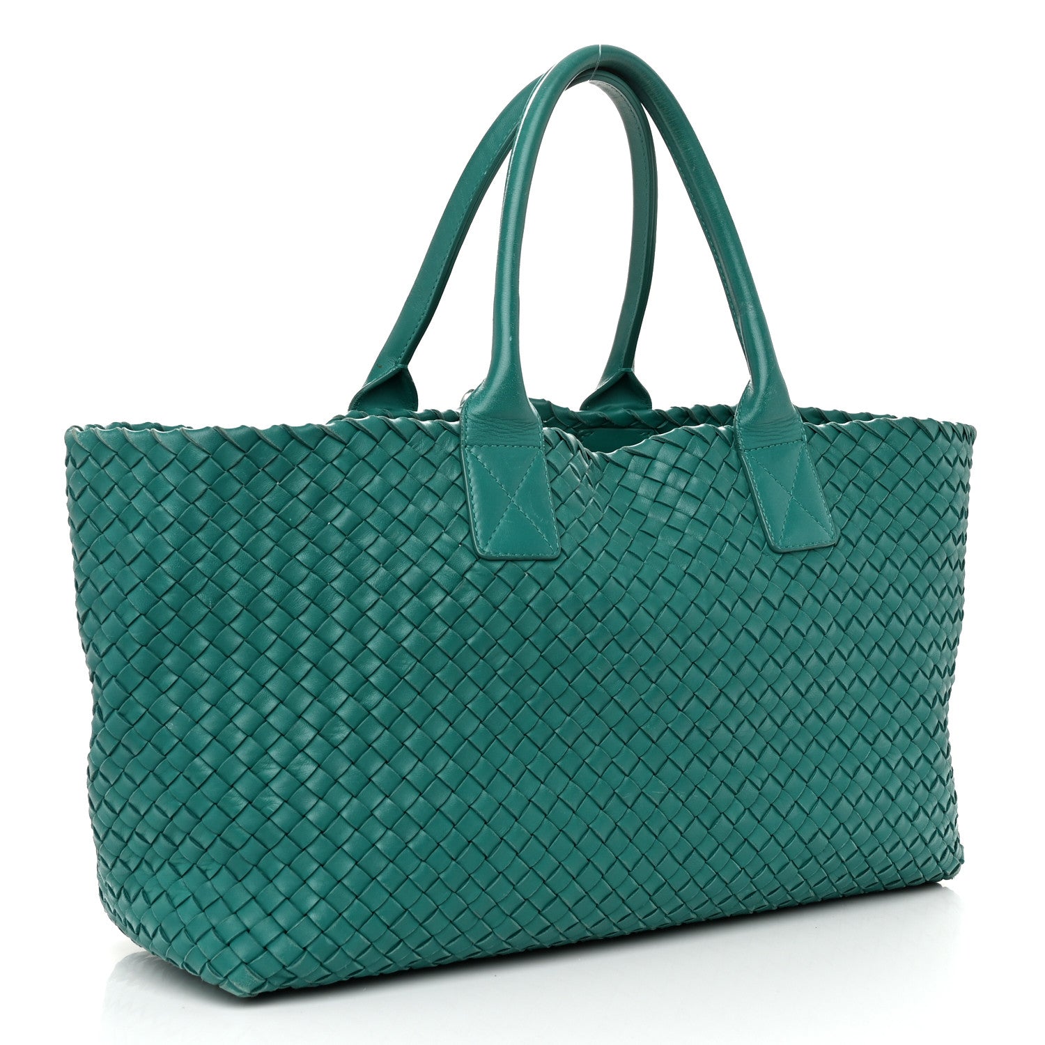 Bottega Veneta Nappa Intrecciato Medium Cabat Lagoon 4 of 14