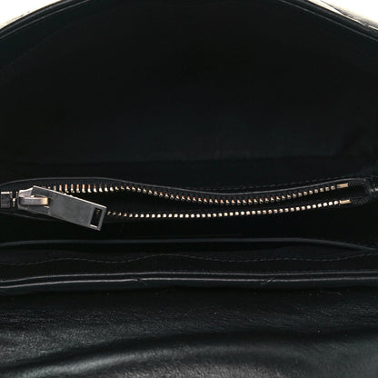 Saint Laurent Calfskin Y Quilted Monogram Small Loulou Chain Satchel Black 5 of 10