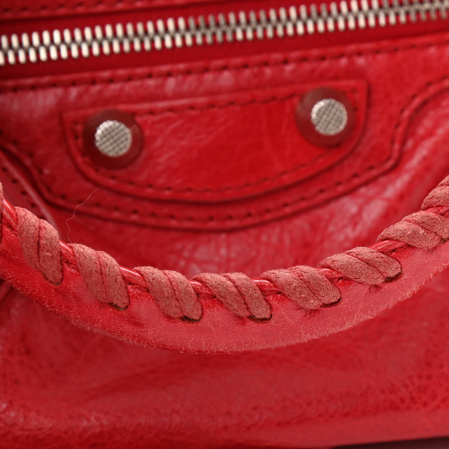 Balenciaga Agneau Giant 12 Silver Hardware Mini City Rouge Cardinal 15 of 21