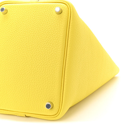 Hermes Taurillon Clemence Picotin Lock 18 PM Lime 10 of 11