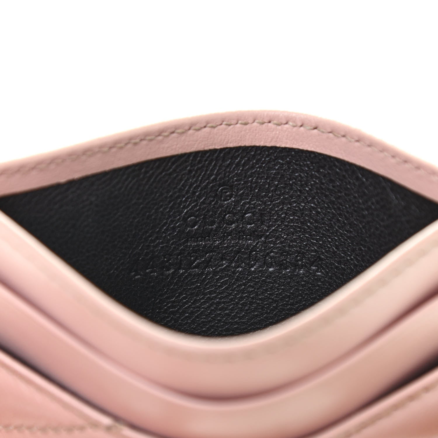 Gucci Calfskin Matelasse GG Marmont Card Holder Perfect Pink 6 of 8