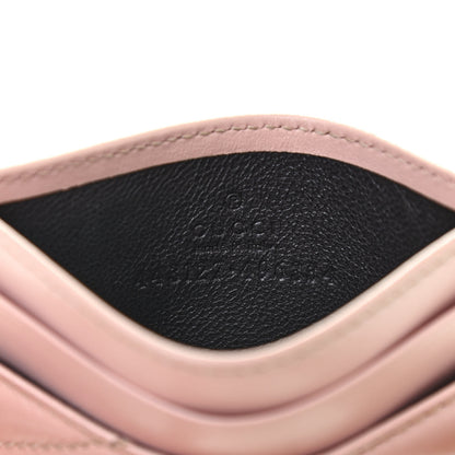 Gucci Calfskin Matelasse GG Marmont Card Holder Perfect Pink 6 of 8