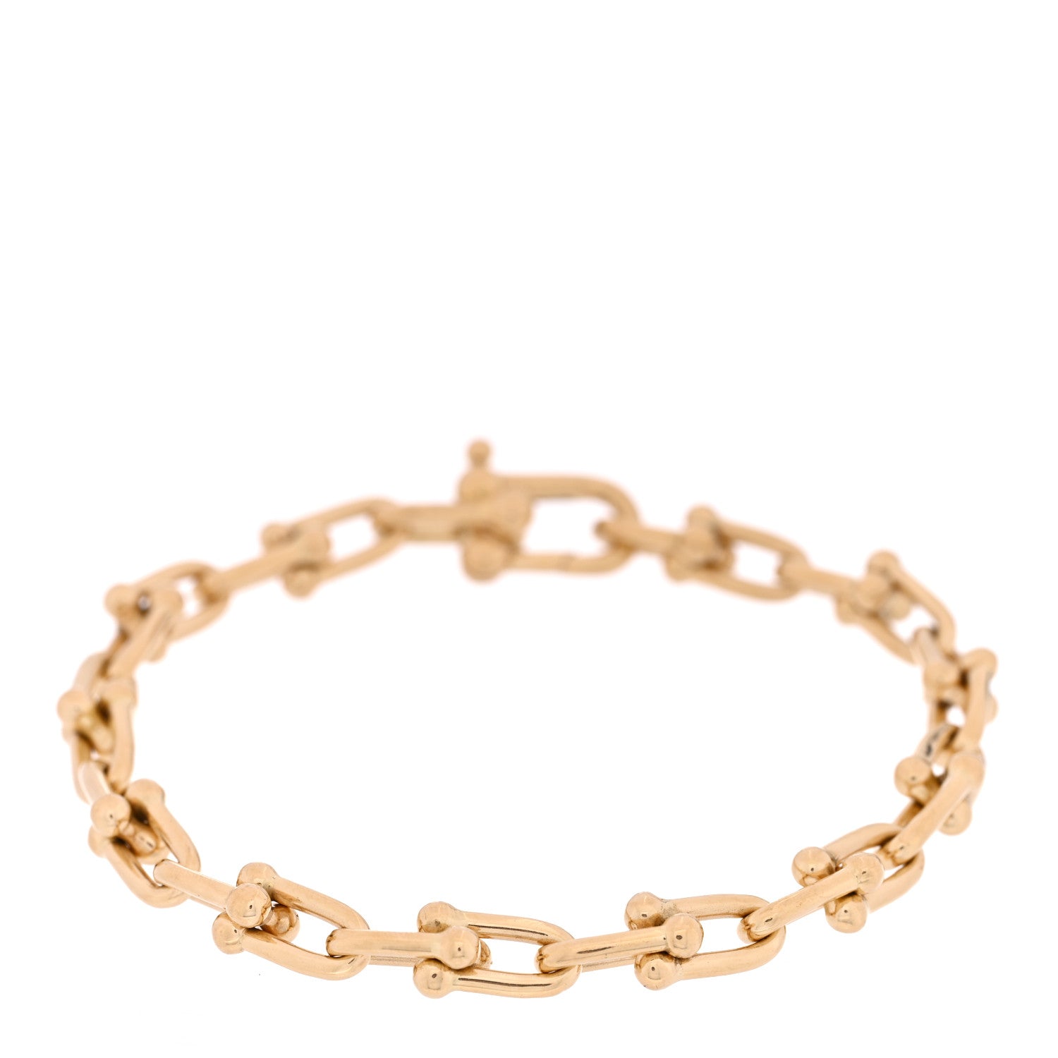 Tiffany 18K Yellow Gold Small HardWear Link Bracelet 2 of 3