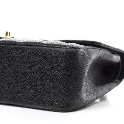 Chanel Caviar Quilted Jumbo Double Flap Black 7 of 21