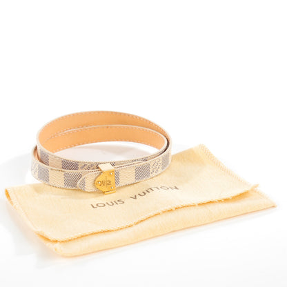 Louis Vuitton Damier Azur Box It Bracelet 17 9 of 9