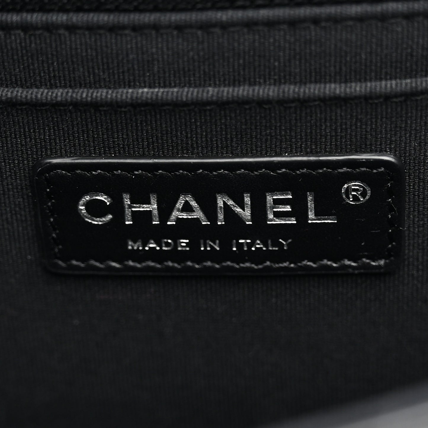 Shiny Crumpled Calfskin Quilted Double You Mini Flap So Black