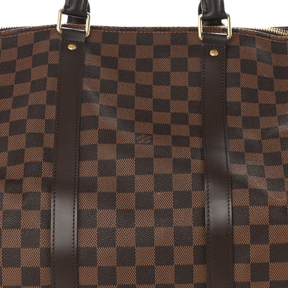 Louis Vuitton Damier Ebene Keepall Bandouliere 55 7 of 9