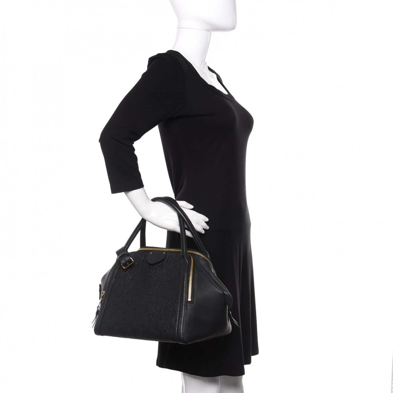 Louis Vuitton Empreinte Marais MM Black 2 of 8