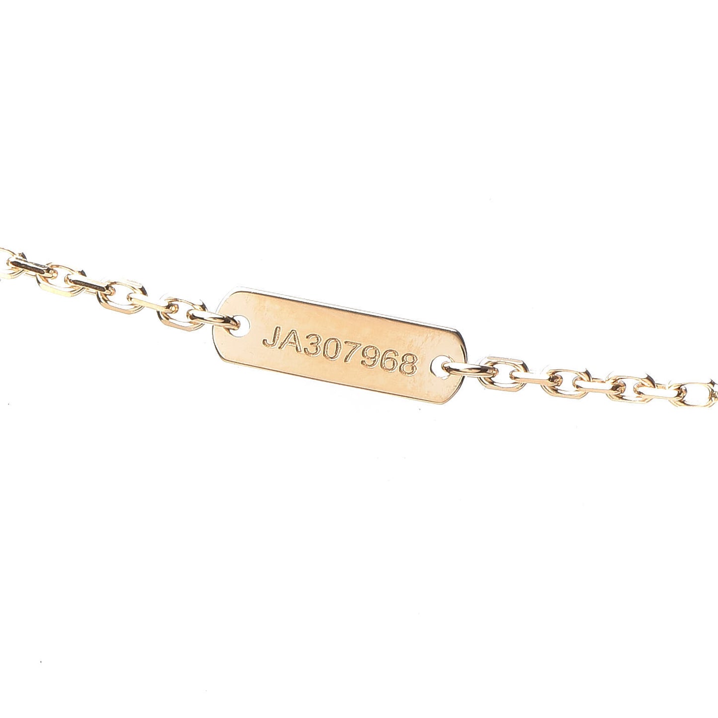 18K Yellow Gold Vintage Alhambra Pendant Necklace
