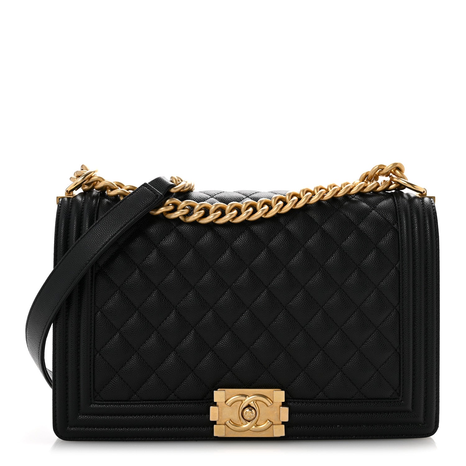 Chanel Caviar Quilted New Medium Boy Flap Black 1 of 13