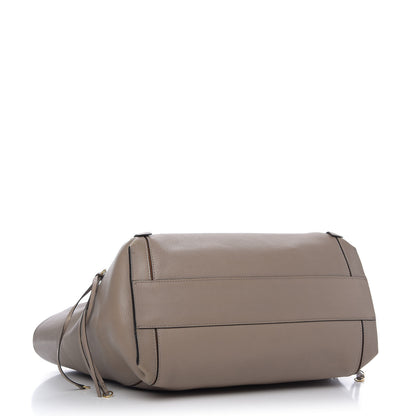 Chloe Smooth Calfskin Medium Milo Shopping Tote Motty Grey 4 of 10