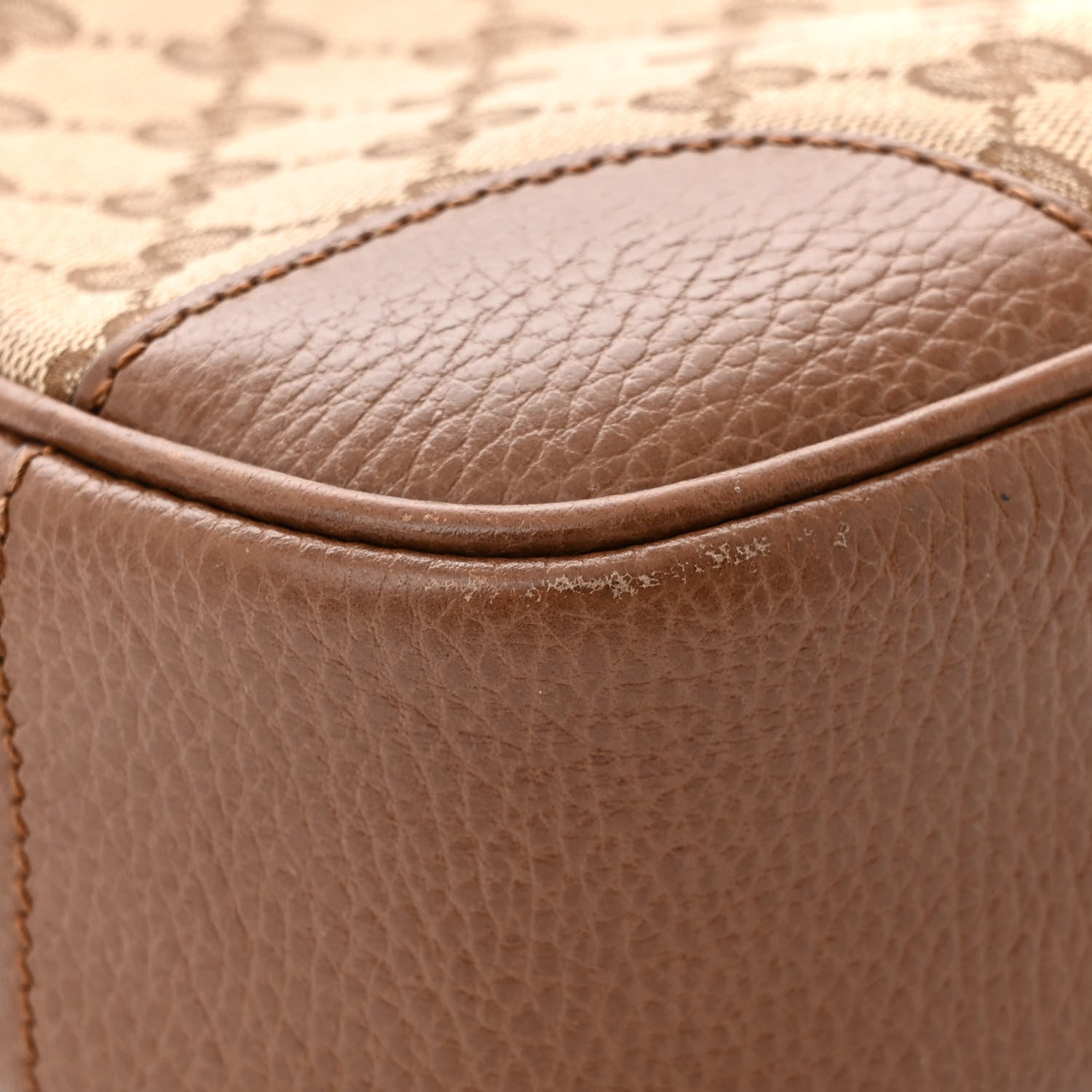 Gucci Monogram Mini Bree Messenger Bag Beige Tabacco 11 of 11