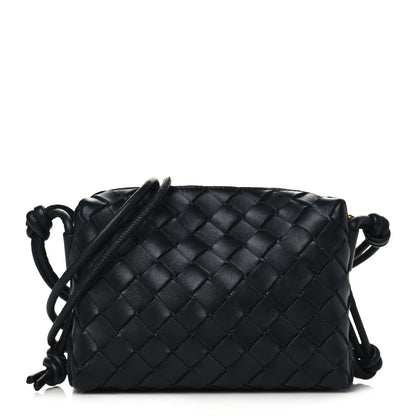 Bottega Veneta Nappa Intrecciato Mini Loop Camera Bag Black 1 of 6