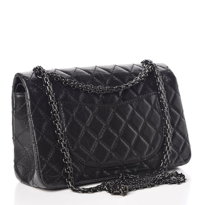 Chanel Aged Calfskin Quilted 2.55 Reissue 225 Flap So Black 3 of 10