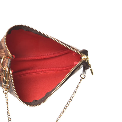 Louis Vuitton Damier Ebene Mini Pochette Accessories 5 of 8