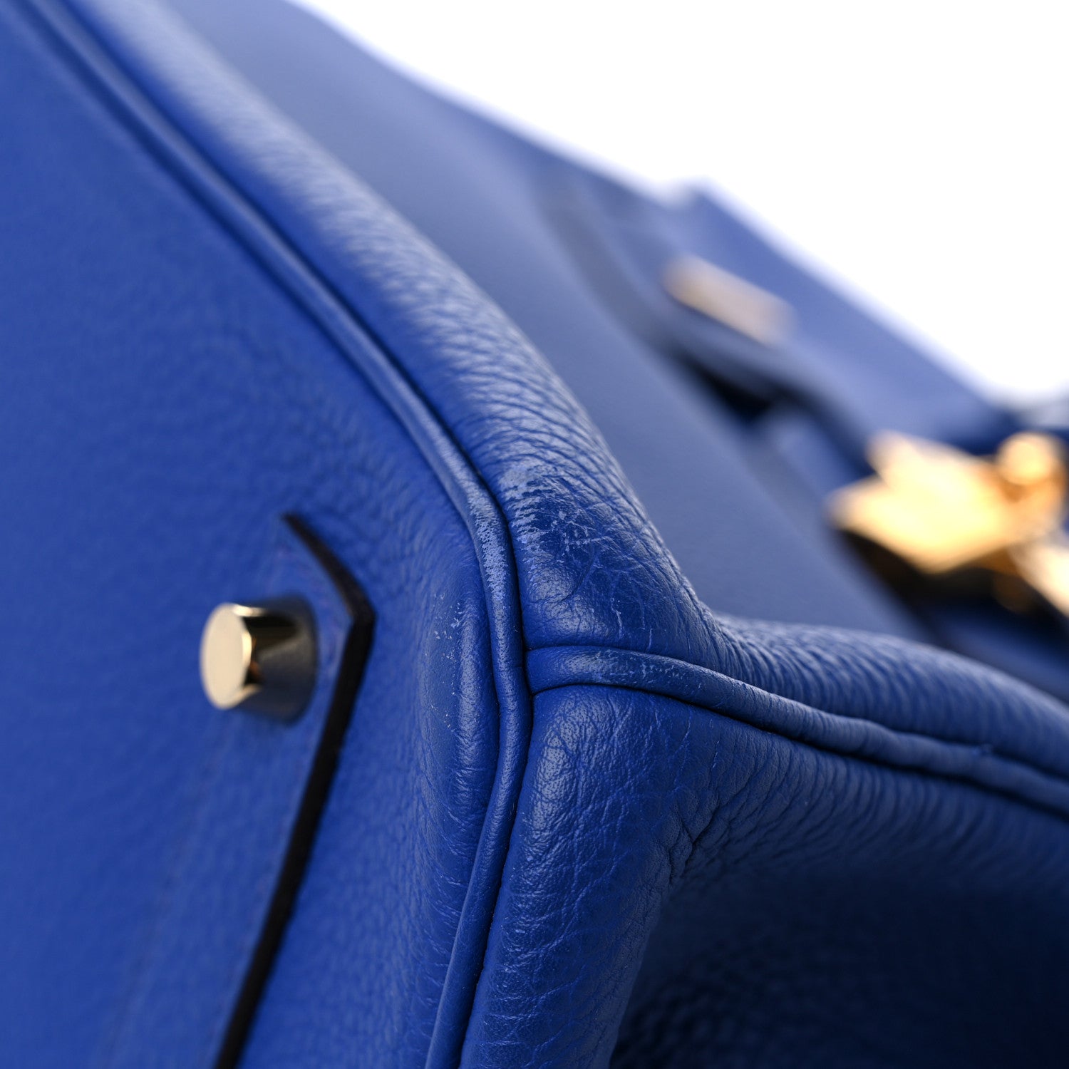 Hermes Togo Birkin 35 Bleu Electrique 9 of 15
