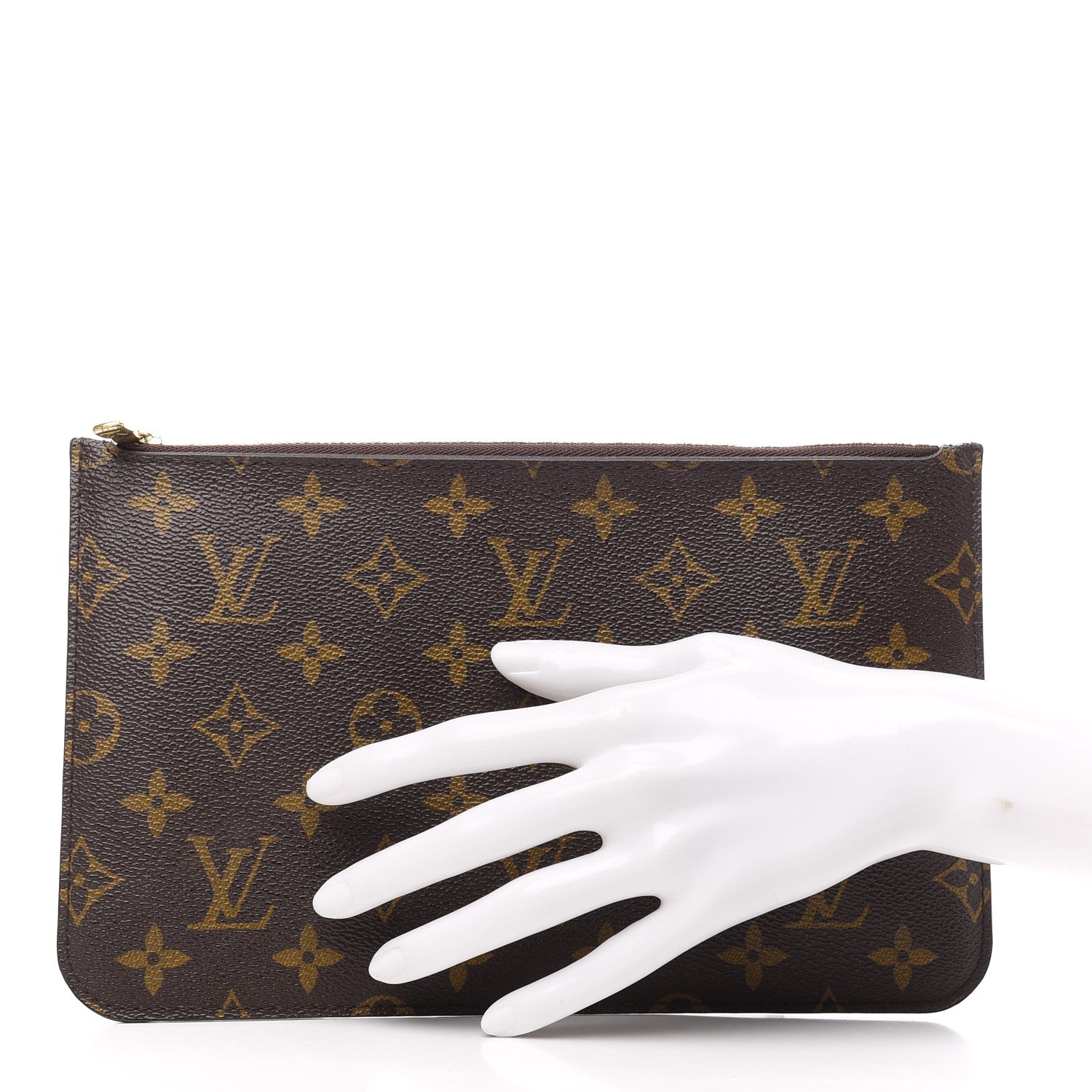 Louis Vuitton Monogram Neverfull MM GM Pochette 2 of 9
