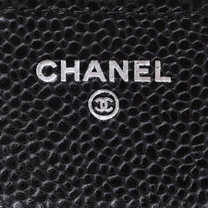 Chanel Caviar Quilted Compact Flap Wallet Black 6 of 10