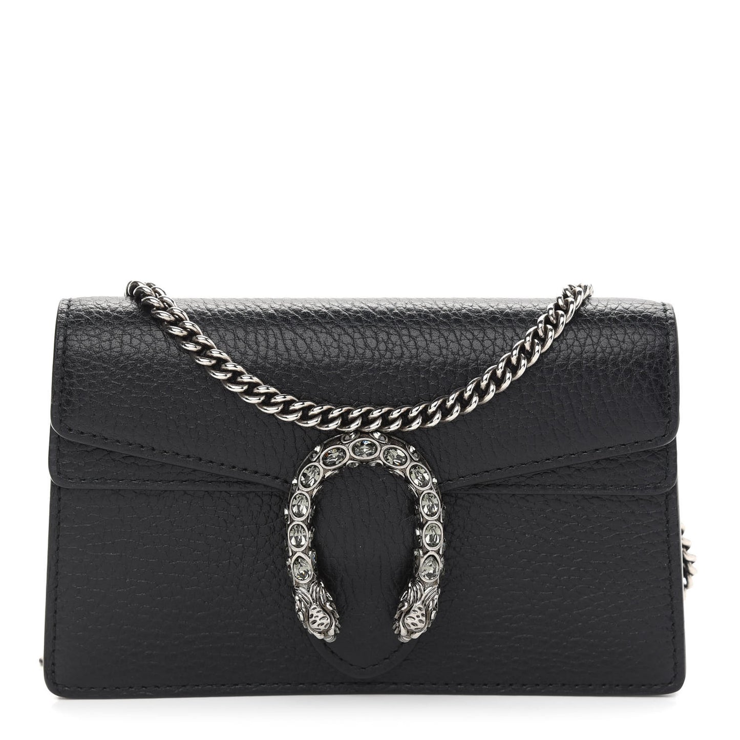 Calfskin Super Mini Dionysus Shoulder Bag Black
