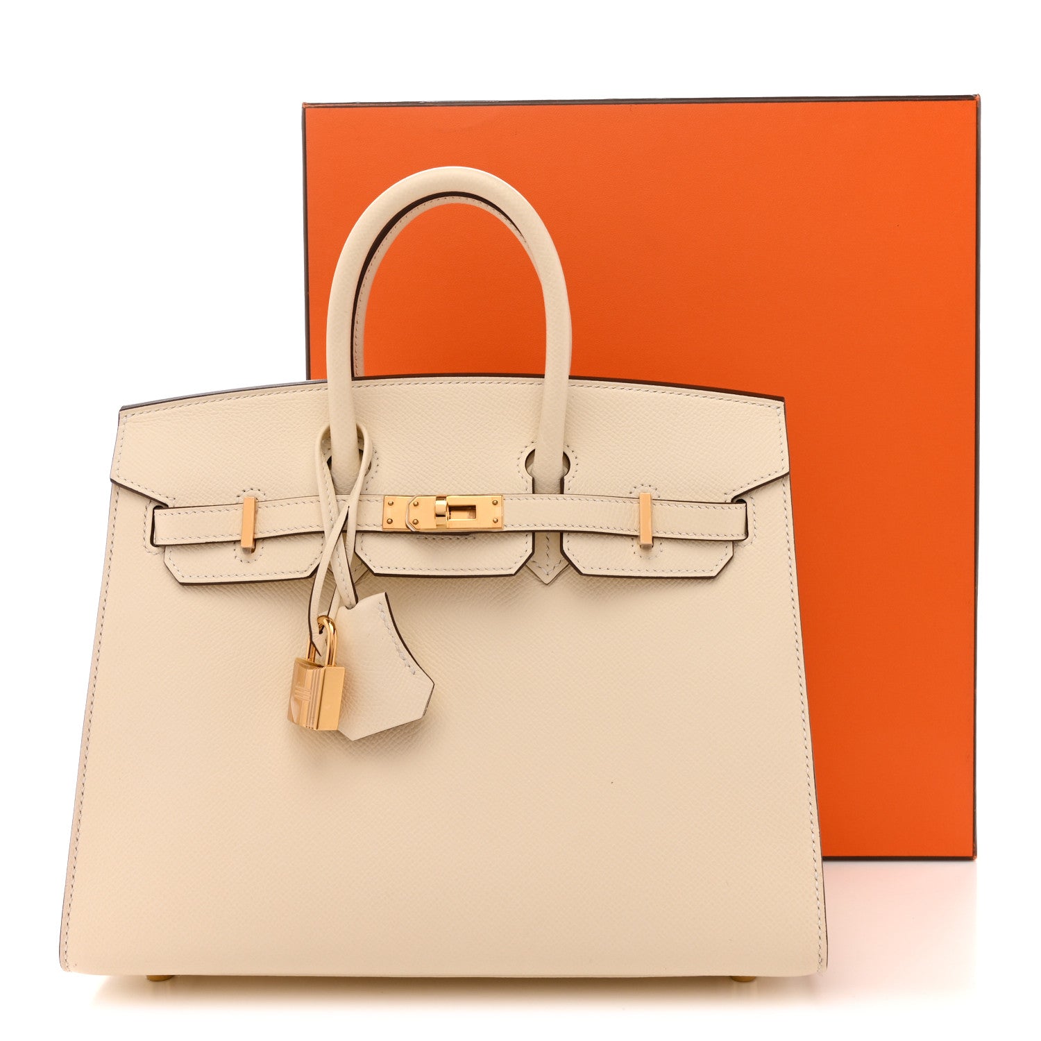 Hermes Epsom Birkin Sellier 25 Nata 12 of 12