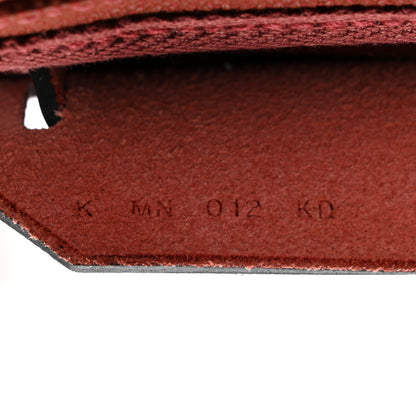 Hermes Military Toile Vache Hunter Herbag Zip Retourne 20 Rouge H 7 of 11