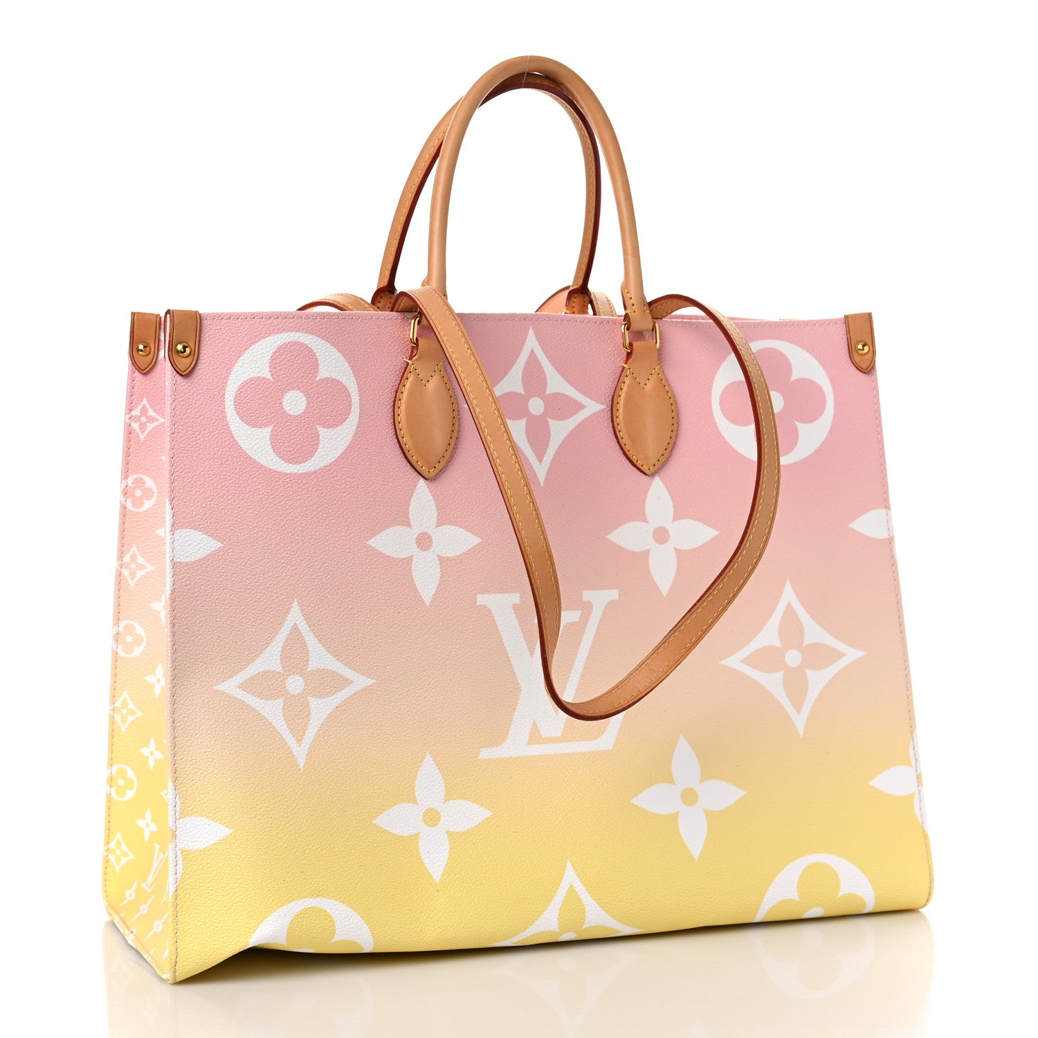 Louis Vuitton Monogram Giant By The Pool OnTheGo GM Light Pink 3 of 9