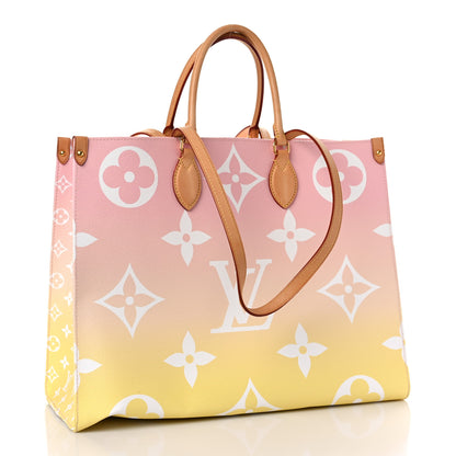 Louis Vuitton Monogram Giant By The Pool OnTheGo GM Light Pink 3 of 9