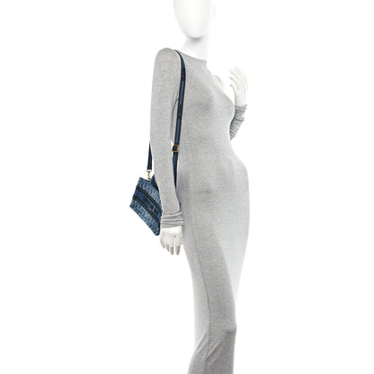 Christian Dior Denim Oblique Mini Book Tote With Strap Blue 2 of 10