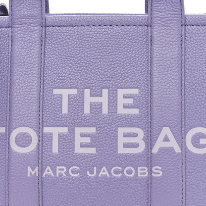 Marc Jacobs Grained Calfskin Mini The Tote Bag Purple 9 of 11