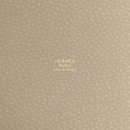 Hermes Taurillon Clemence Picotin Lock 22 MM Craie 6 of 12