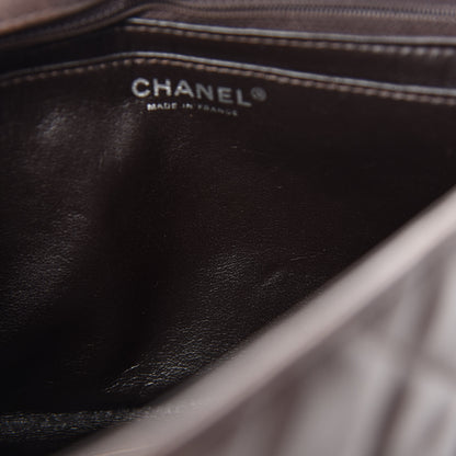 Chanel Washed Lambskin Quilted Jumbo Hybrid Reissue Flap Dark Brown 8 of 12