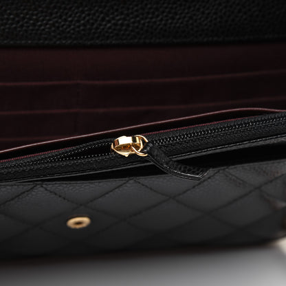 Chanel Caviar Quilted Wallet On Chain WOC Black 13 of 19