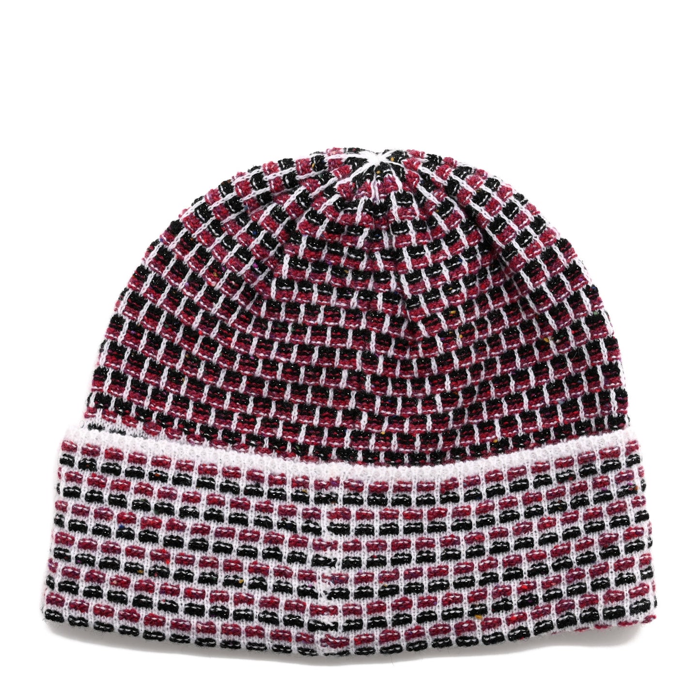 Cashmere CC Beanie Hat Pink Multicolor