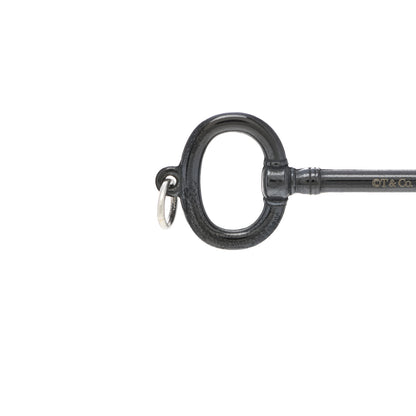 Tiffany Black Titanium Oval Key Pendant 4 of 5
