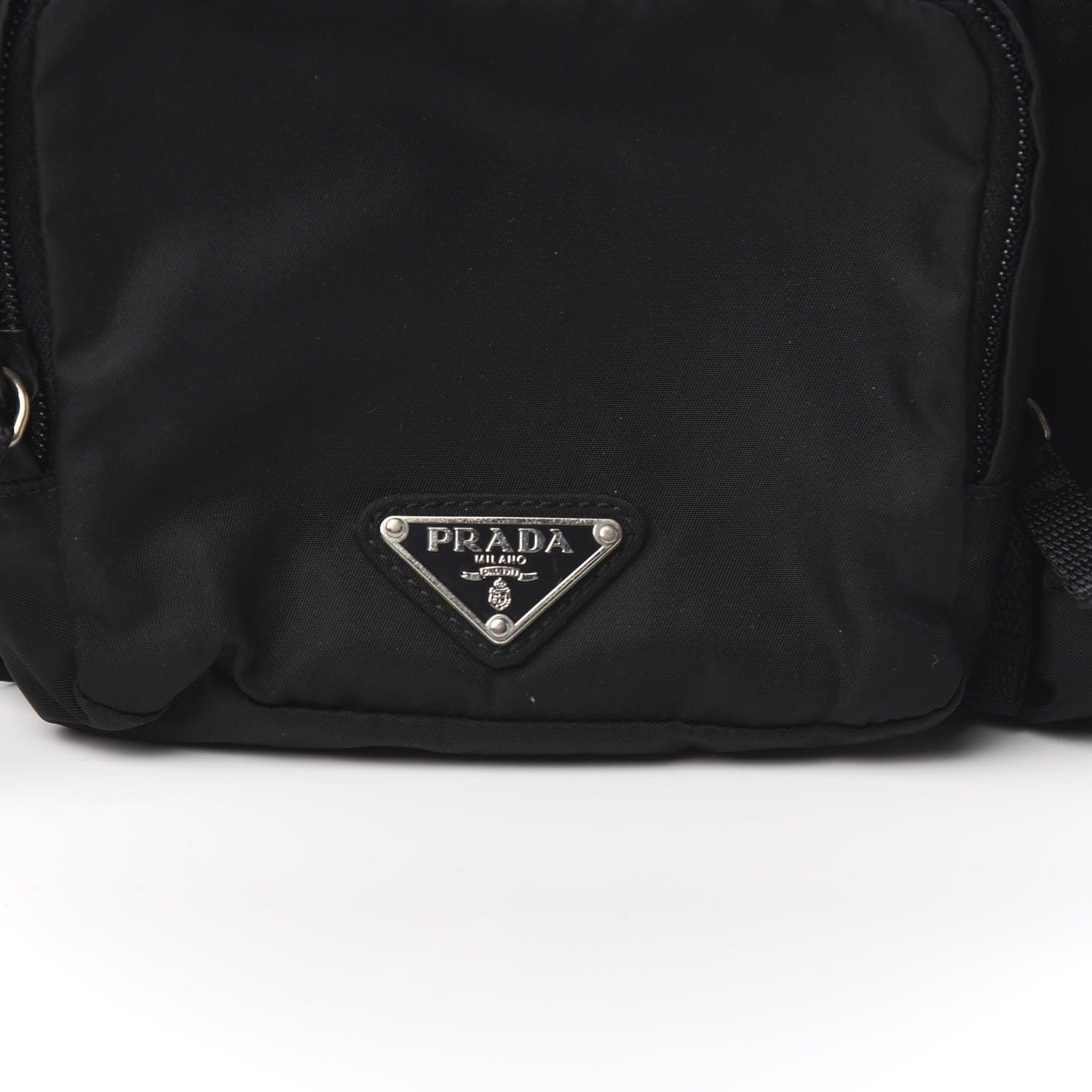 Prada Tessuto Nylon Belt Bag Black 9 of 9