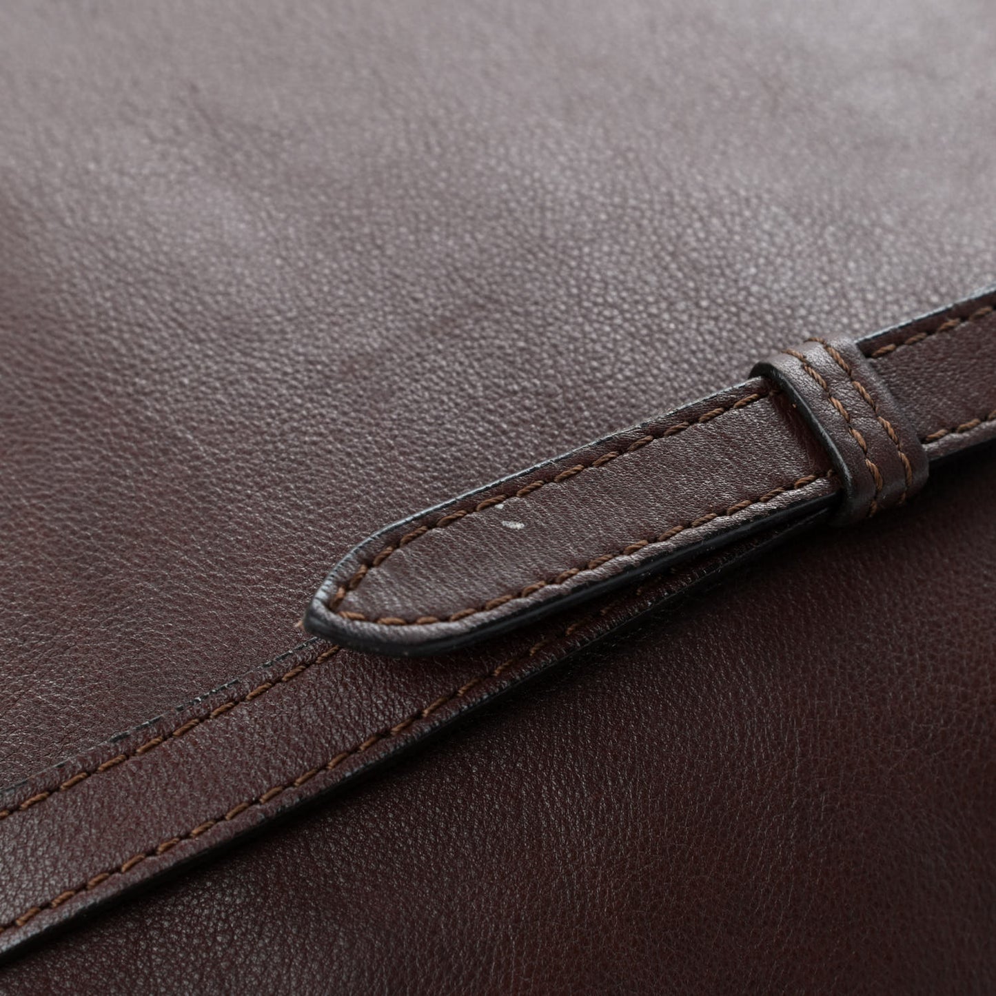 Soft Calfskin House Check Big Crush Tote Brown Ochre