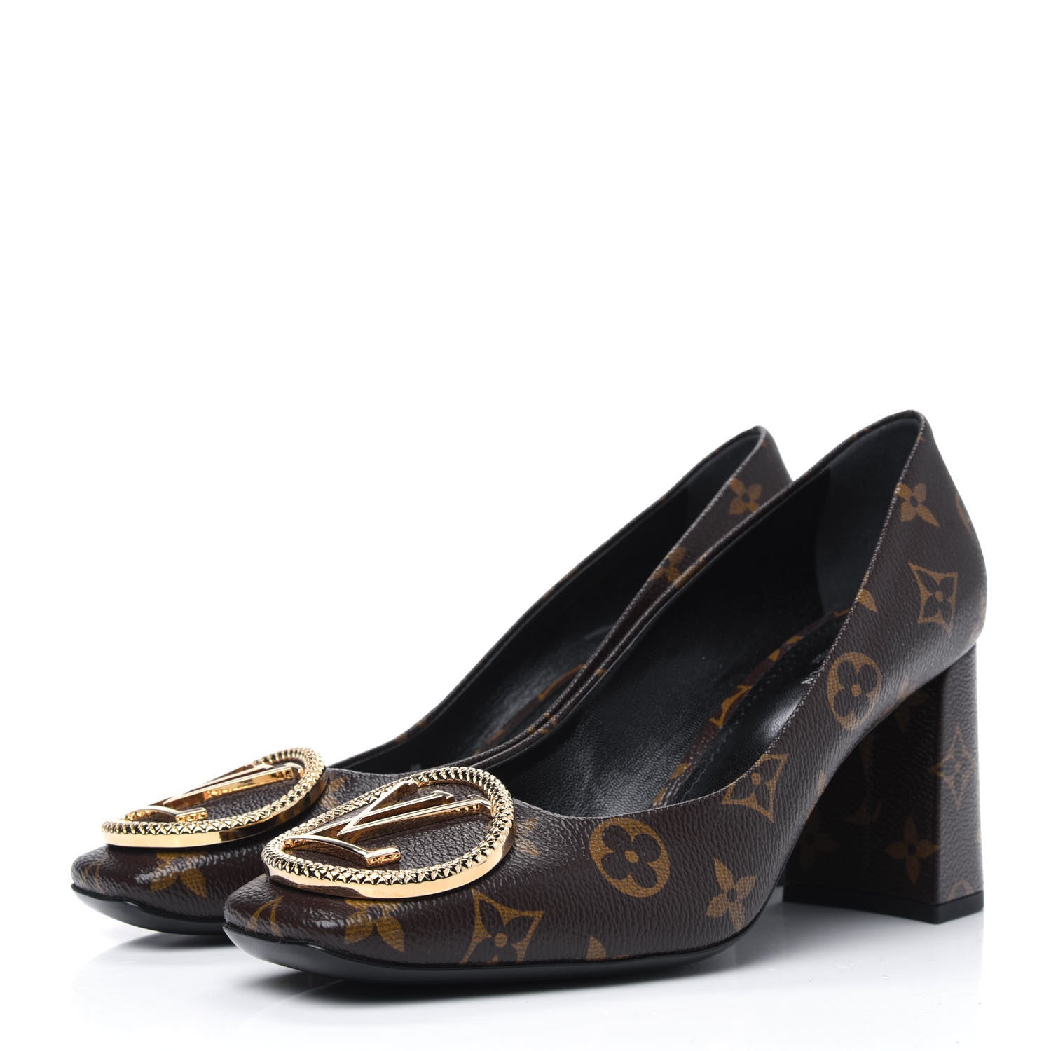 Louis Vuitton Monogram Madeleine Pumps 37.5 3 of 10