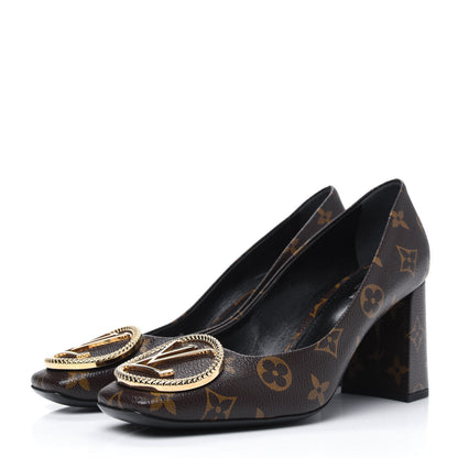 Louis Vuitton Monogram Madeleine Pumps 37.5 3 of 10