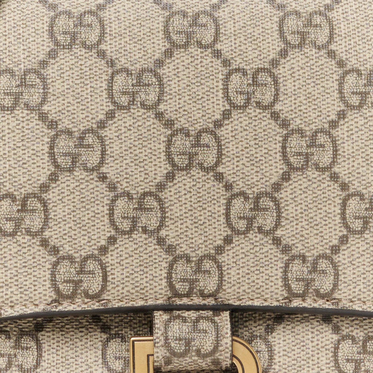 Balenciaga X GUCCI GG Supreme Monogram Small Hourglass Top Handle Bag Beige Ebony 8 of 10