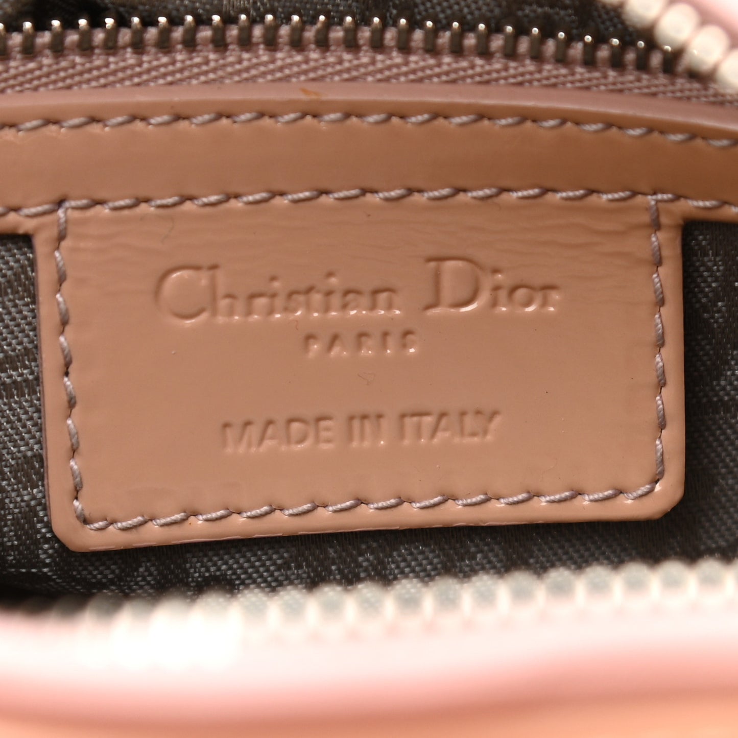 Patent Cannage Medium Lady Dior Light Pink