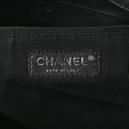 Chanel Lambskin Stitched Expandable Tote Black 5 of 11