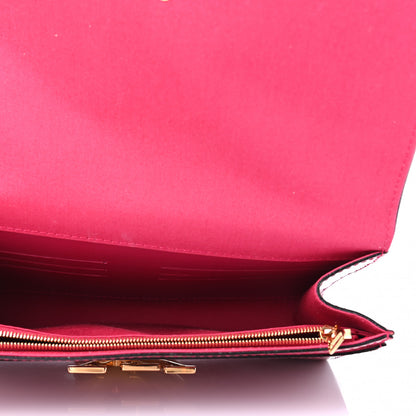 Louis Vuitton Patent Neo Sobe Louise Evening Clutch Rose Indien 5 of 6