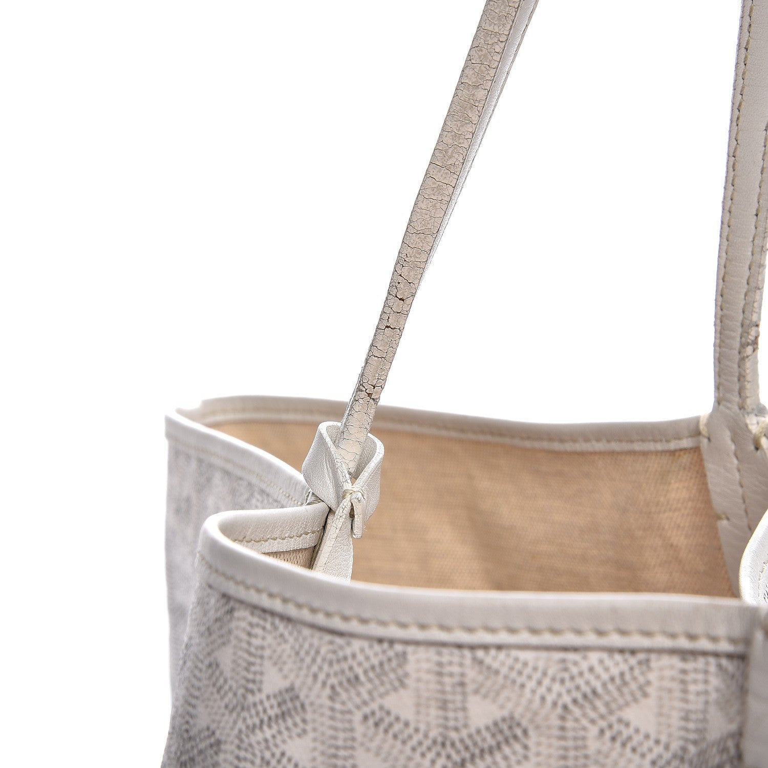 Goyard Goyardine Saint Louis GM White 8 of 14