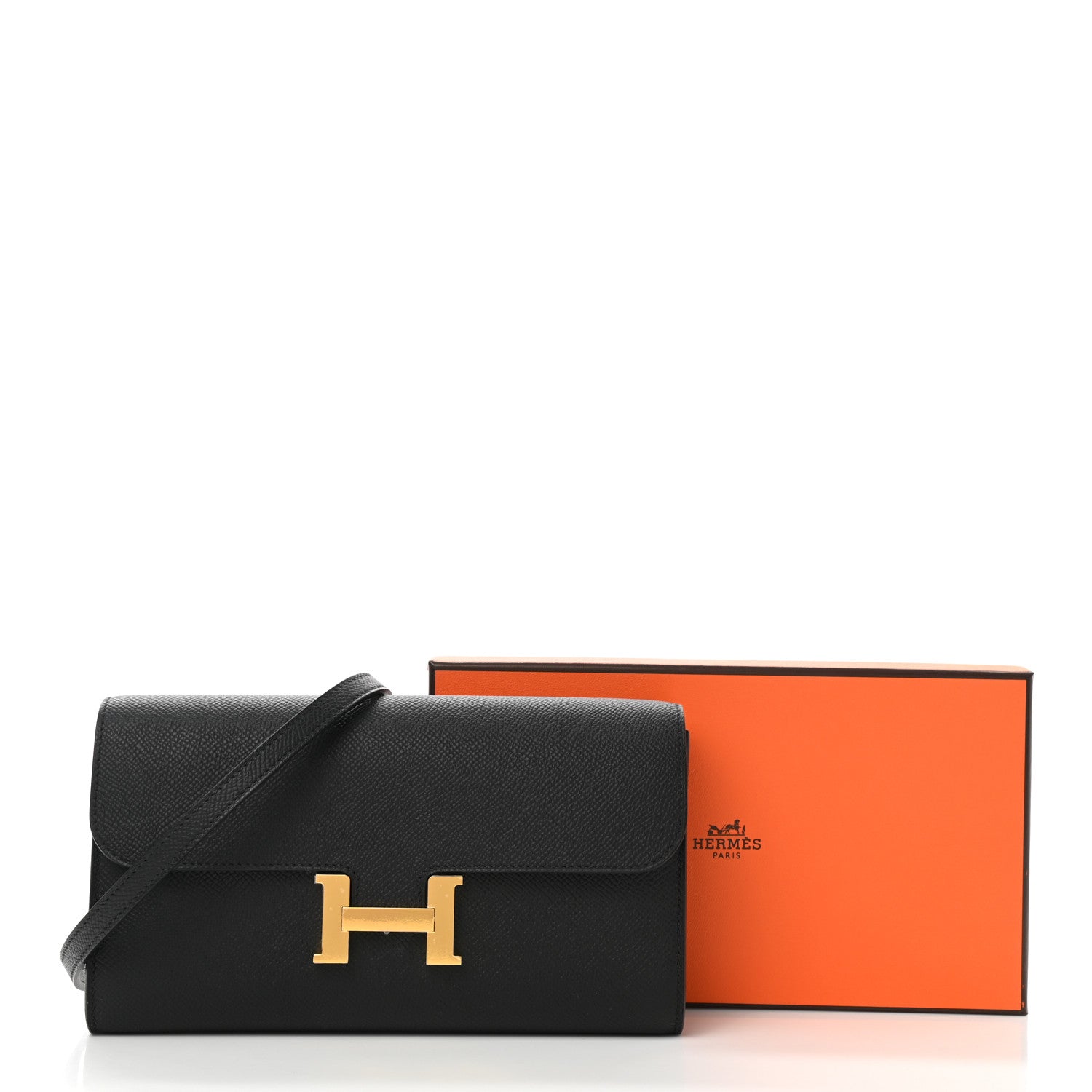 Hermes Epsom Constance Wallet To Go Black 9 of 9