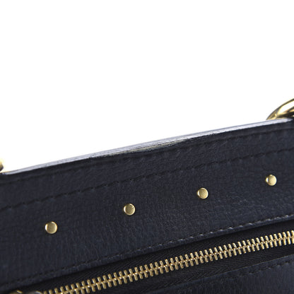 Burberry Soft Grain Calfskin Studded Baby Bridle Saddle Bag Black 11 of 13