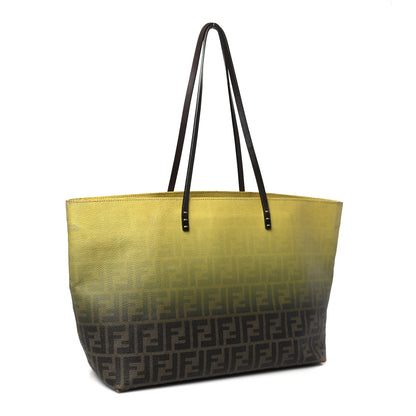 Fendi Zucca Spalmati Ombre Small Roll Tote Tobacco Cedro 3 of 15