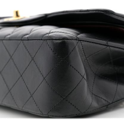 Chanel Lambskin Quilted Medium Double Flap Black 10 of 10