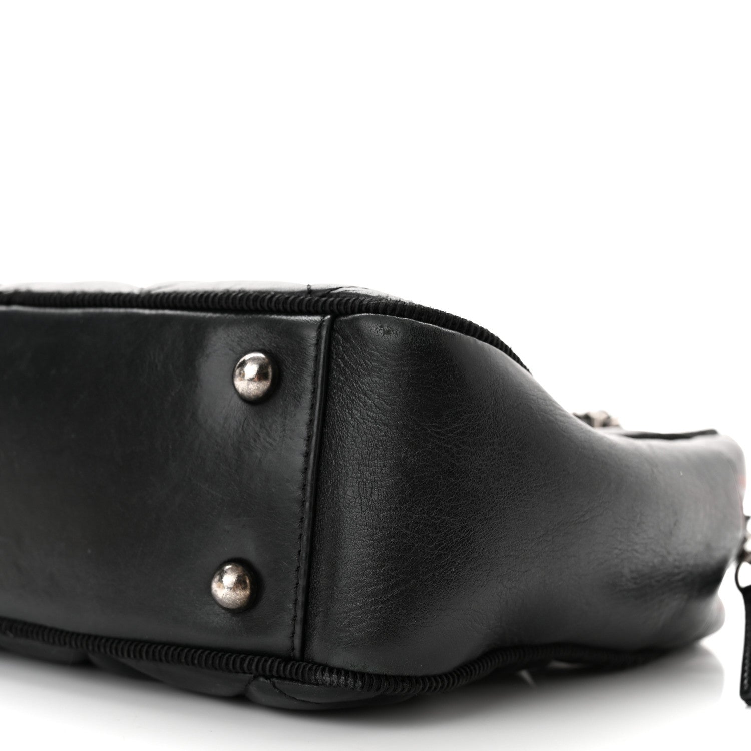 Chanel Calfskin Quilted Small Ballerine Camera Case Black 10 of 10