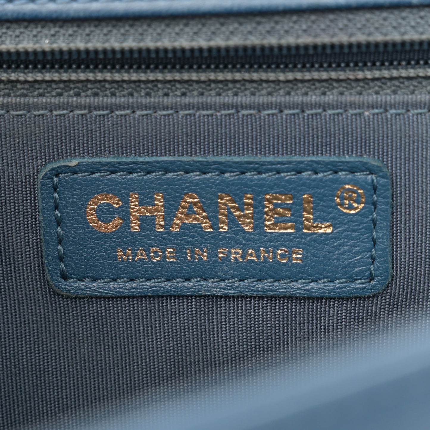 Lambskin Quilted New Medium Boy Flap Dark Blue